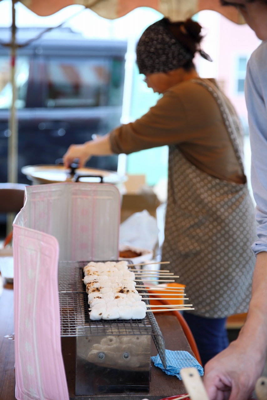 ふれあいマーケット出展者 名月堂餅店の写真