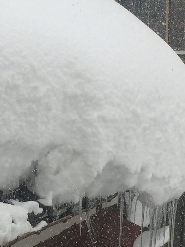 屋根雪２０１８年２月13日